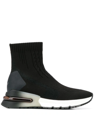 Ash Sock-style High-top Sneakers In Black