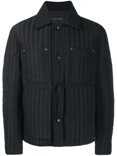Craig Green Quilted Worker Jacket In Black