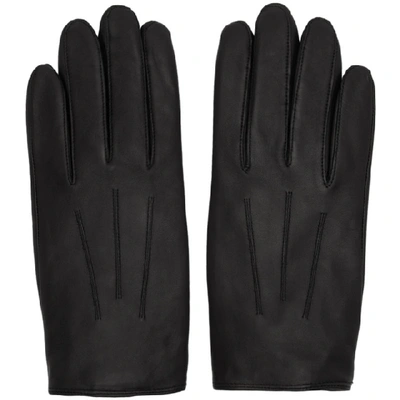 Hugo Black Hlg 50 Gloves In 1 Black