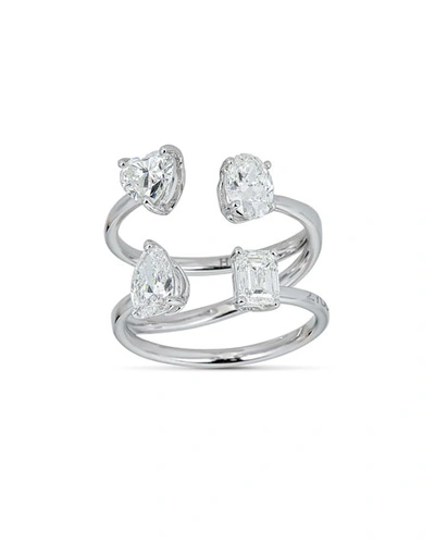 Zydo Hope 18k White Gold Mixed-cut 4-diamond Ring