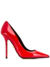 Versace Medusa Detailed Pumps In Red