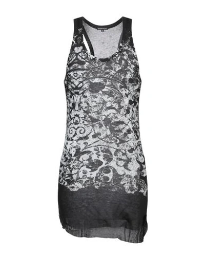 Ann Demeulemeester Tank Tops In Black