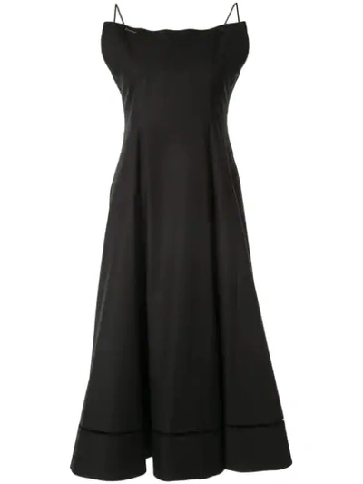 Khaite Claudia A-line Dress In Black