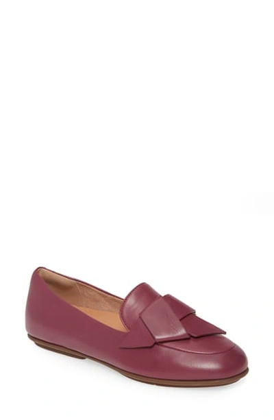 Shoes Lena Knot Loafer Fitflop Lena Knot Loafer In Lingonberry