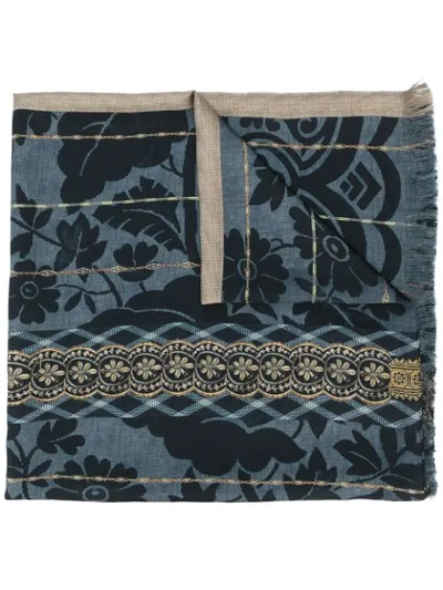 Pierre-louis Mascia Aloe Scarf In Blue