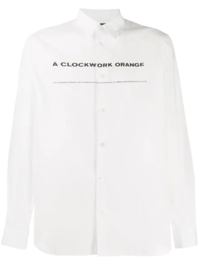 Undercover A Clockwork Orange Print Shirt In White