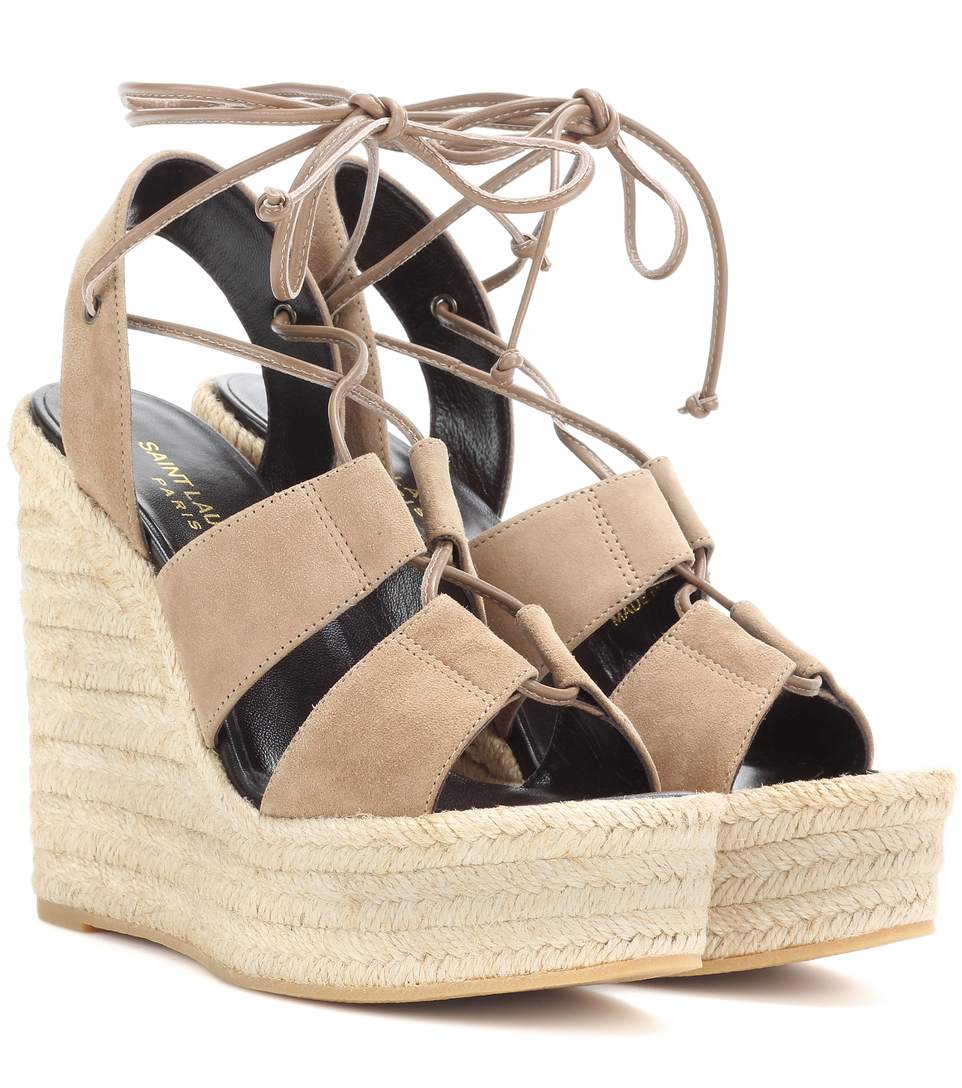 saint laurent espadrille wedge