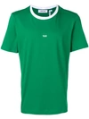 Helmut Lang Taxi Ringer T-shirt In Green