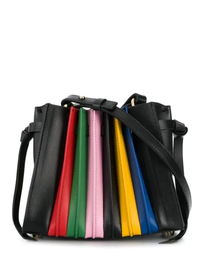 Sara Battaglia Franca Mini Shoulder Bag In Black