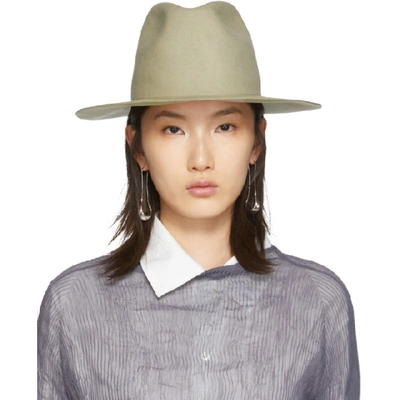 Cherevichkiotvichki Off-white Felt Hat In Dirty White