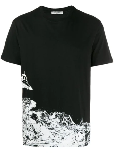 Valentino In Conversation With Undercover Men's Time Traveller Graphic Crewneck T-shirt In Black