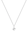 Meira T 14k White Gold Diamond Intial Pendant Necklace In Initial M