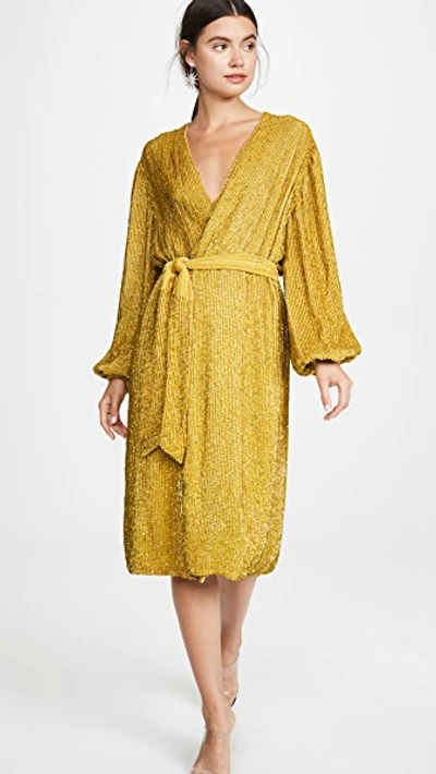 Retroféte Audrey Robe In Citrus