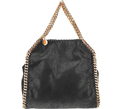 Stella Mccartney Black Falabella Double Chain Bag