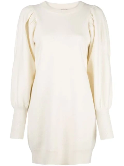 Ulla Johnson Viviana Knitted Mini Dress In Blanc