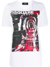 Dsquared2 Logo Printed T-shirt In White