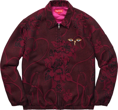 Pre-owned Supreme  Truth Tour Jacket Burgundy