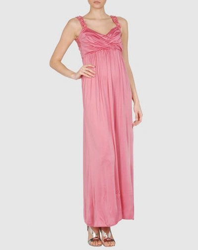 Blumarine Long Dress In Pink
