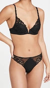 Simone Perele Saga Black Guipure Lace Thong