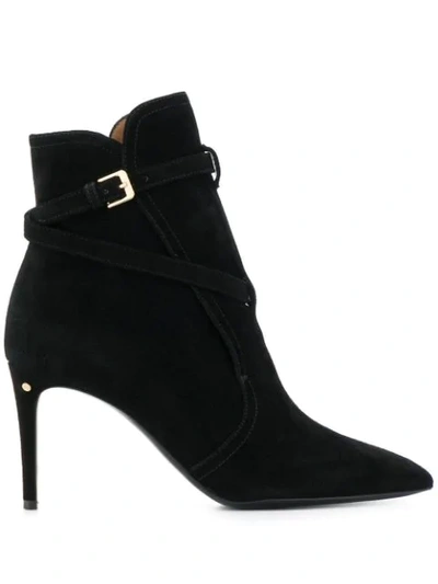 Laurence Dacade Velina High Heels Ankle Boots In Black Suede