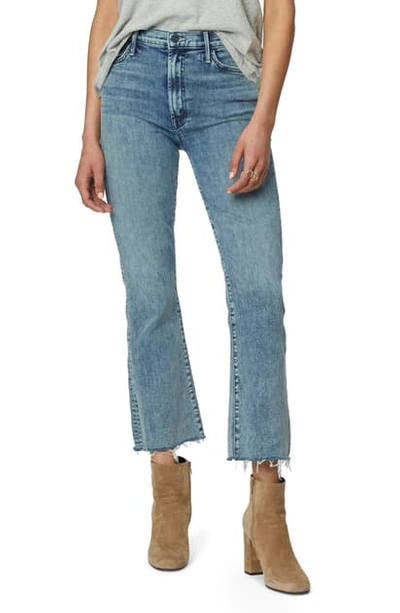 Mother The Hustler Ankle Fray Flared Jeans In Shaking Things Up