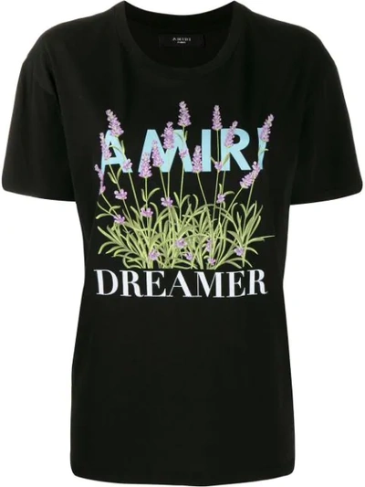Amiri Printed 'dreamer' T-shirt In Black