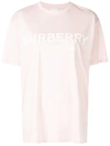 Burberry Carrick Kingdom Graphic Tee In Alabaster Pink