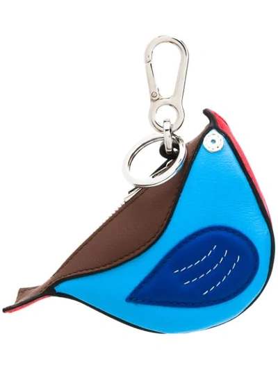 Loewe Bird Coin Purse In Blue