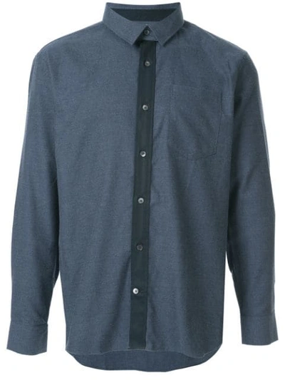 Cerruti 1881 Plain Shirt In Blue