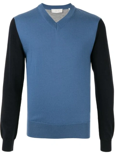Cerruti 1881 Knitted Jumper In Blue