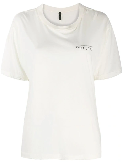 Ben Taverniti Unravel Project Unravel Project Women's White Cotton T-shirt