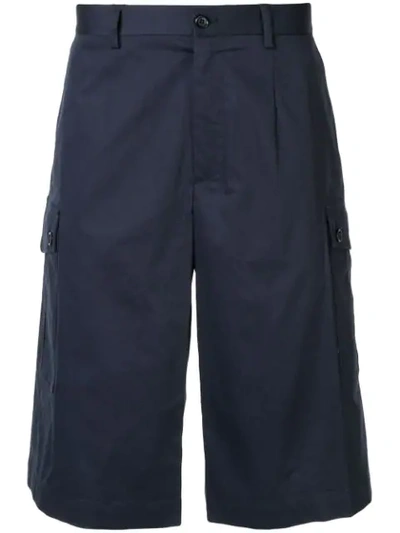 Dolce & Gabbana Cargo Shorts In Blue