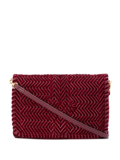 Anya Hindmarch Nesson Cross Body Bag In Red