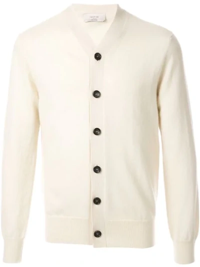 Cerruti 1881 Cashmere Knit Cardigan In White