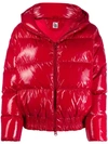 Bacon Zipped Puffer Jacket In Red