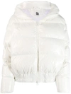 Bacon Zipped Puffer Jacket In White