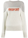 Isabel Marant Étoile Two Tone Pullover In 02my Medium Grey