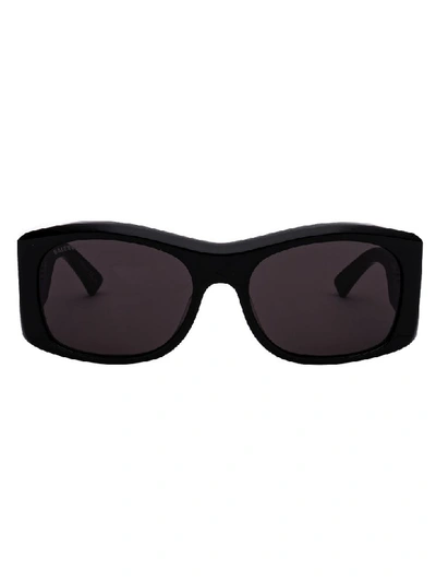 Balenciaga Sunglasses In Black Black Grey