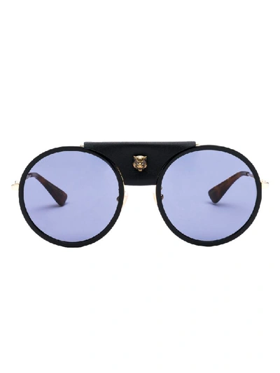 Gucci Sunglasses In Gold Gold Grey