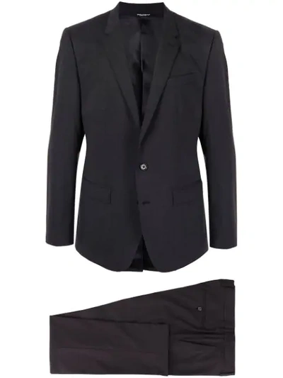 Dolce & Gabbana Two-button Classic Suit In Black