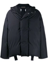 Oamc Oversized Padded Jacket In 401 Dark Blue