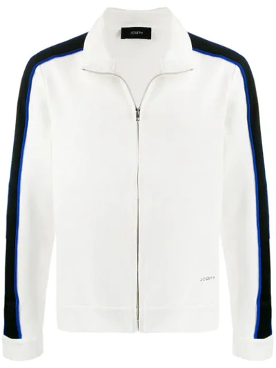 Joseph Sprint Jersey Track Jacket In White