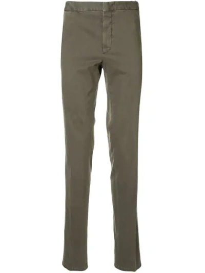 Corneliani Slim-fit Chinos In Green
