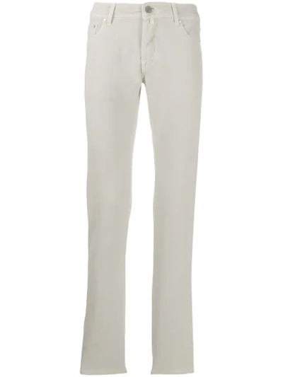 Jacob Cohen Slim-fit Jeans In Neutrals