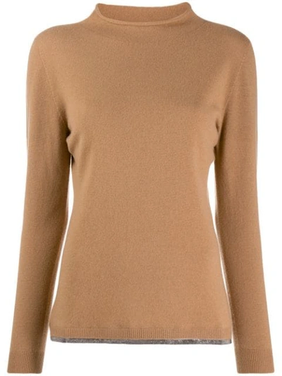 Fabiana Filippi Long-sleeve Fitted Sweater In 1209