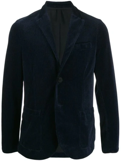 Harris Wharf London Single-breasted Fitted Blazer In Blue