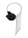 Miu Miu Crystal Embellished Necklace In Schwarz