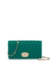 Miu Miu Quilted Mini Bag In Green