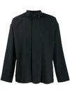 Issey Miyake Hemd Mit Faltendetails In Black