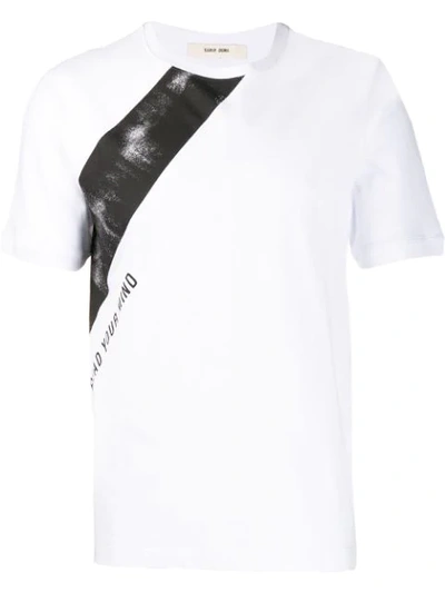 Damir Doma Printed Slogan T-shirt In White